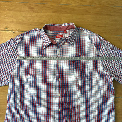 Chemise à carreaux rouge bleu blanc - Taille XL
