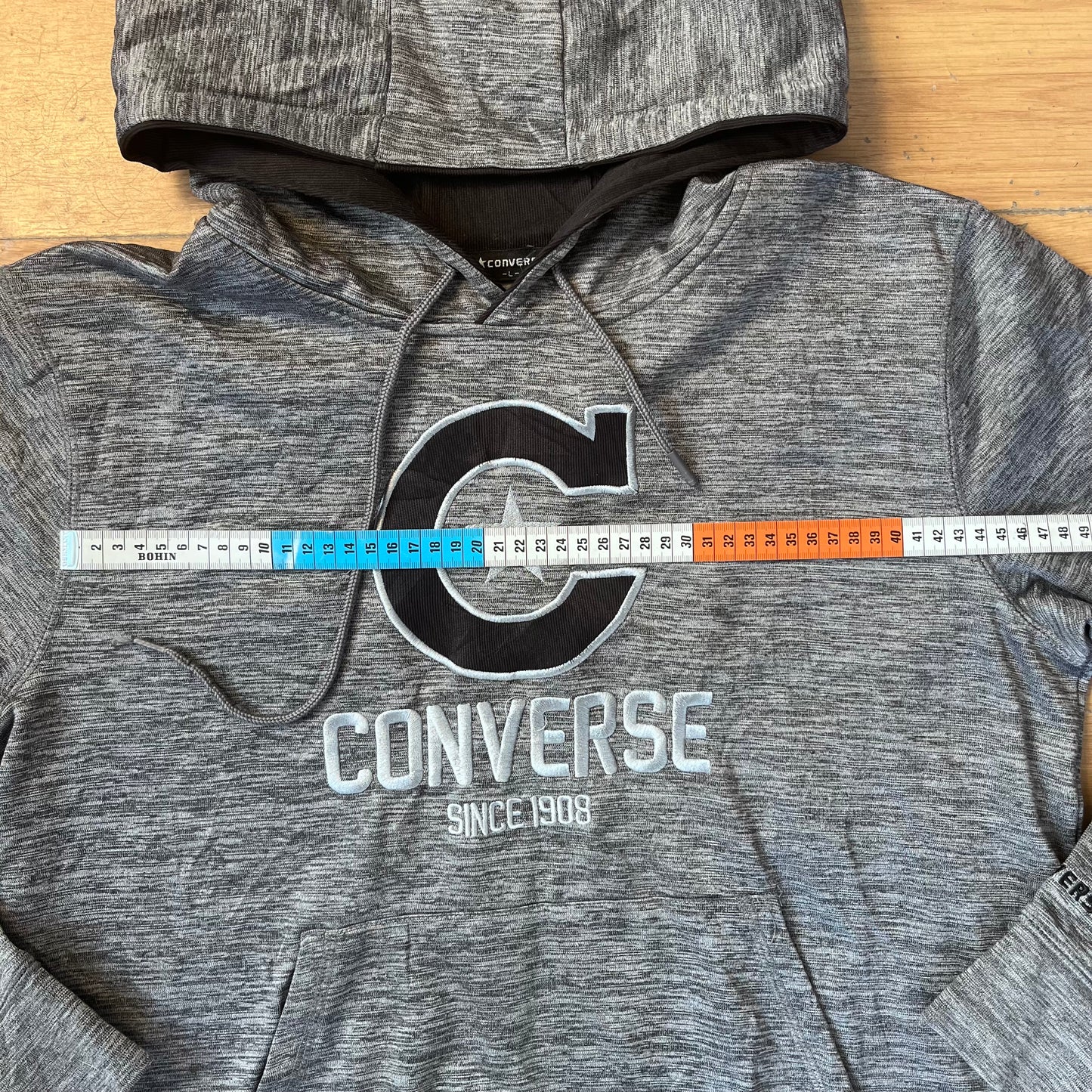 Hoodie gris - Converse - Taille L