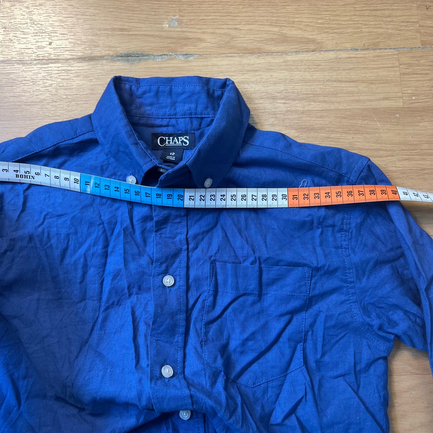 Chemise bleue - Chaps (enfant) - Taille 12