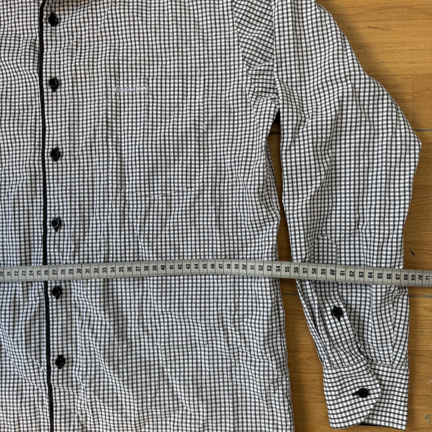 Chemise à carreaux noir & blanc Polo Taille 43