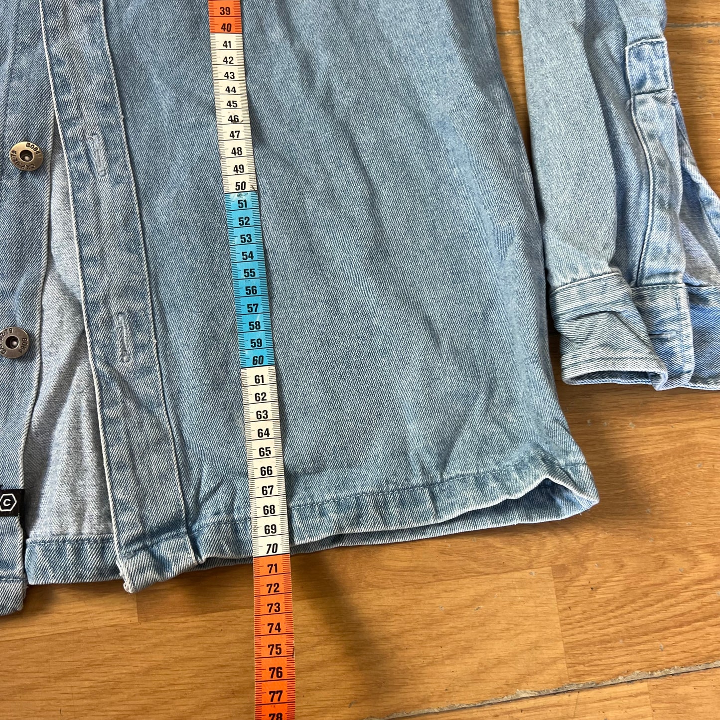 Chemise/veste en jean bleu clair - Taille S