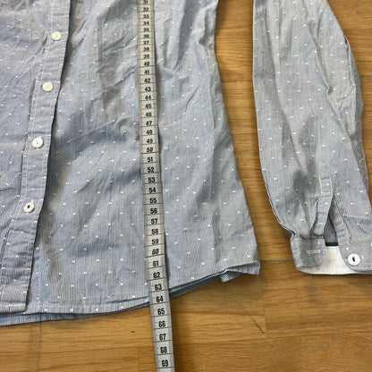 Chemise rayée bleu clair et blanc - Tommy Hilfiger - Taille 2