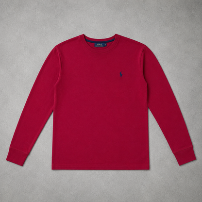 T-shirt manches longues rouge - Ralph Lauren - Taille 2XL