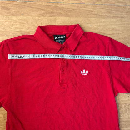 Polo rouge - Adidas - Taille S