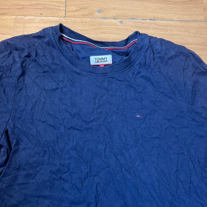 T-shirt bleu foncé - Tommy Hilfiger (femme) - Taille L