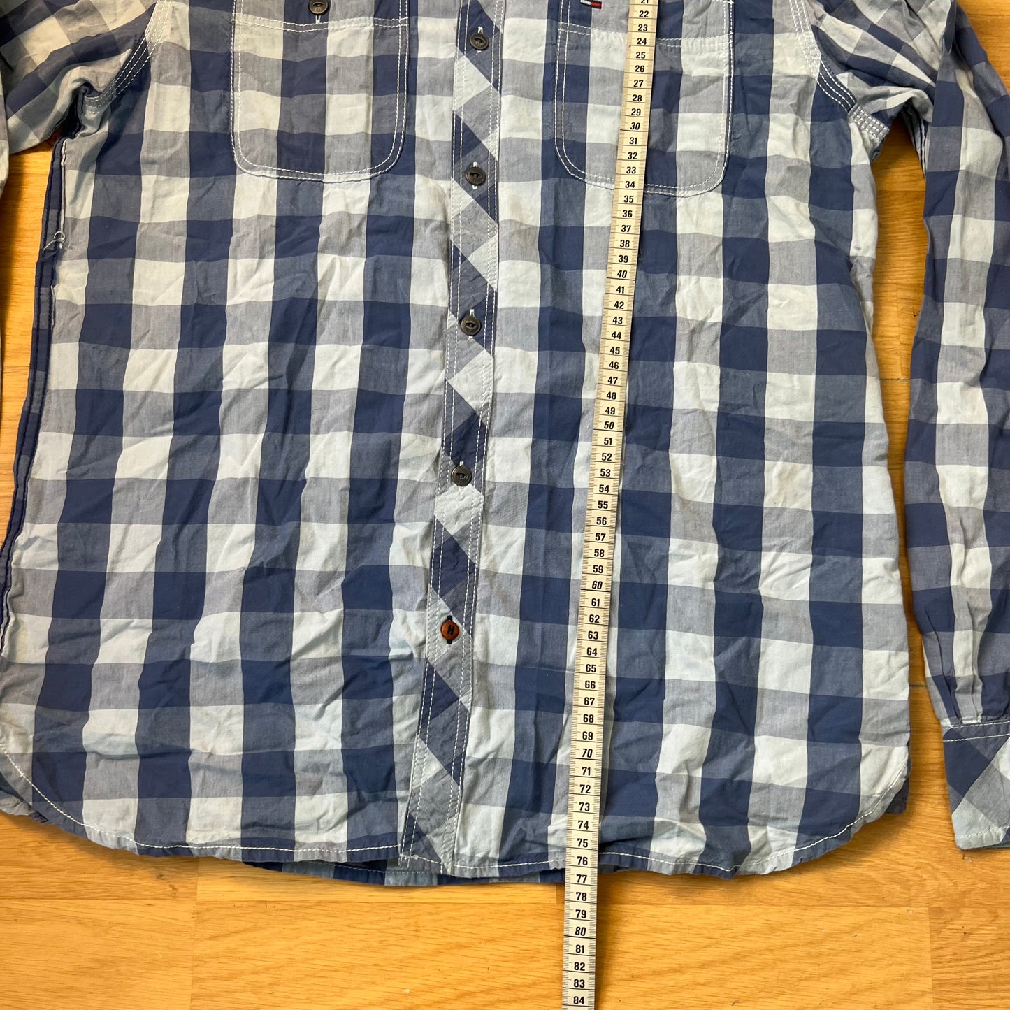 Chemise tartan bleue - Tommy Hilfiger - Taille XL