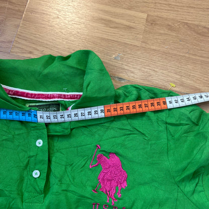 Polo vert et rose - U.S. Polo Assn. - Taille XL