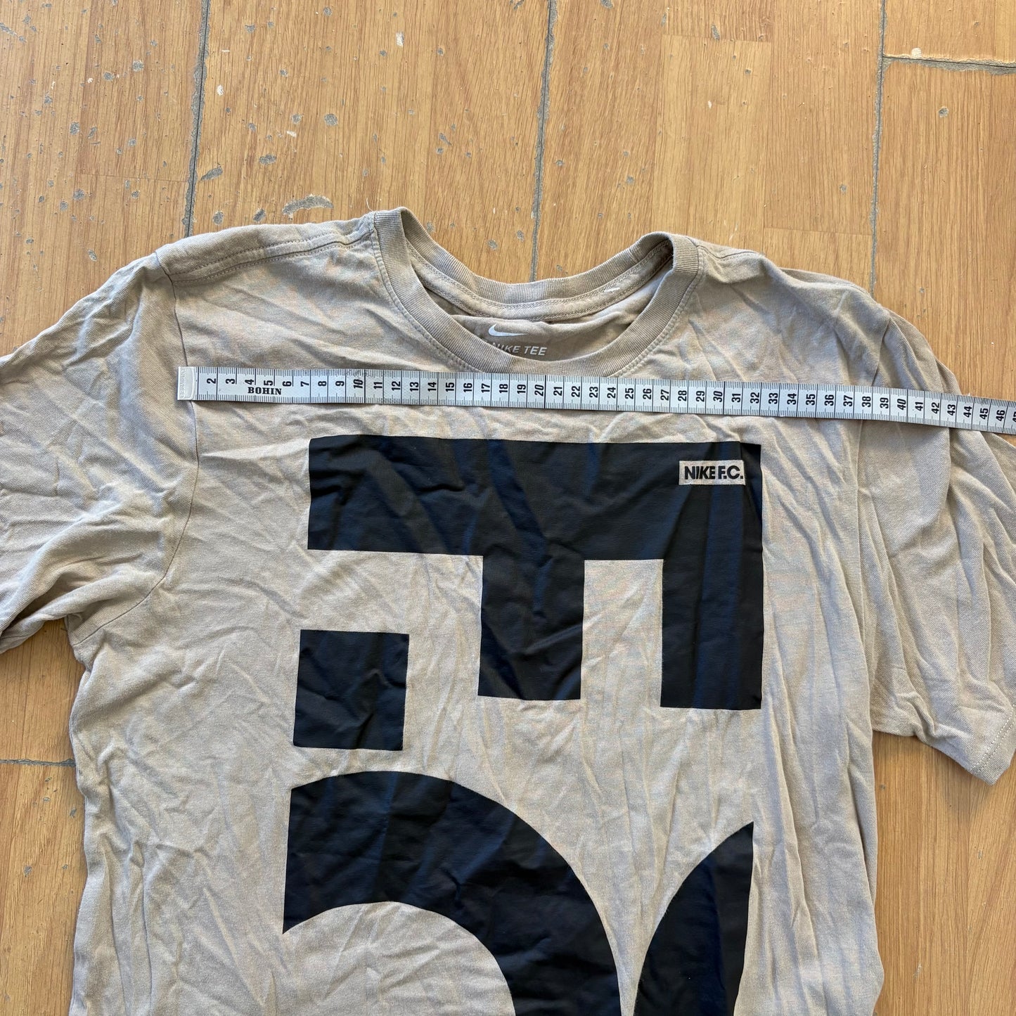 T-shirt beige imprimé - Nike F.C. - Taille M