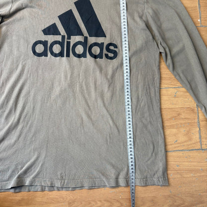 T-shirt manches longues marron Adidas – Taille L