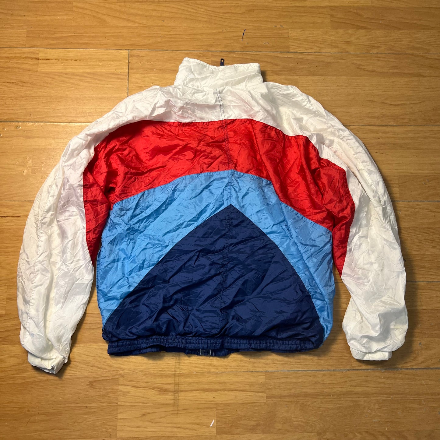 Veste coupe-vent blanc, bleu et rouge - Ellesse - Taille M