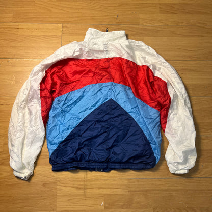 Veste coupe-vent blanc, bleu et rouge - Ellesse - Taille M