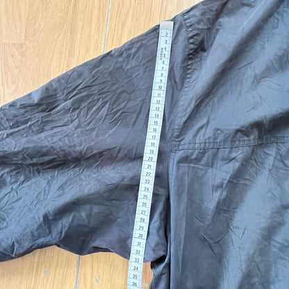 Trench coat Burberry’s noir et marron vintage – Taille XL