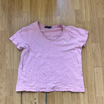 T-shirt Ralph Lauren rose clair – Taille XL