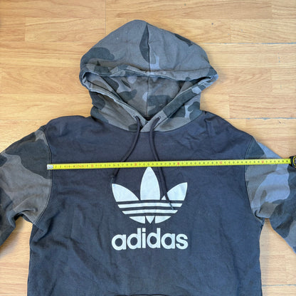 Hoodie gris motif militaire - Adidas - Taille M