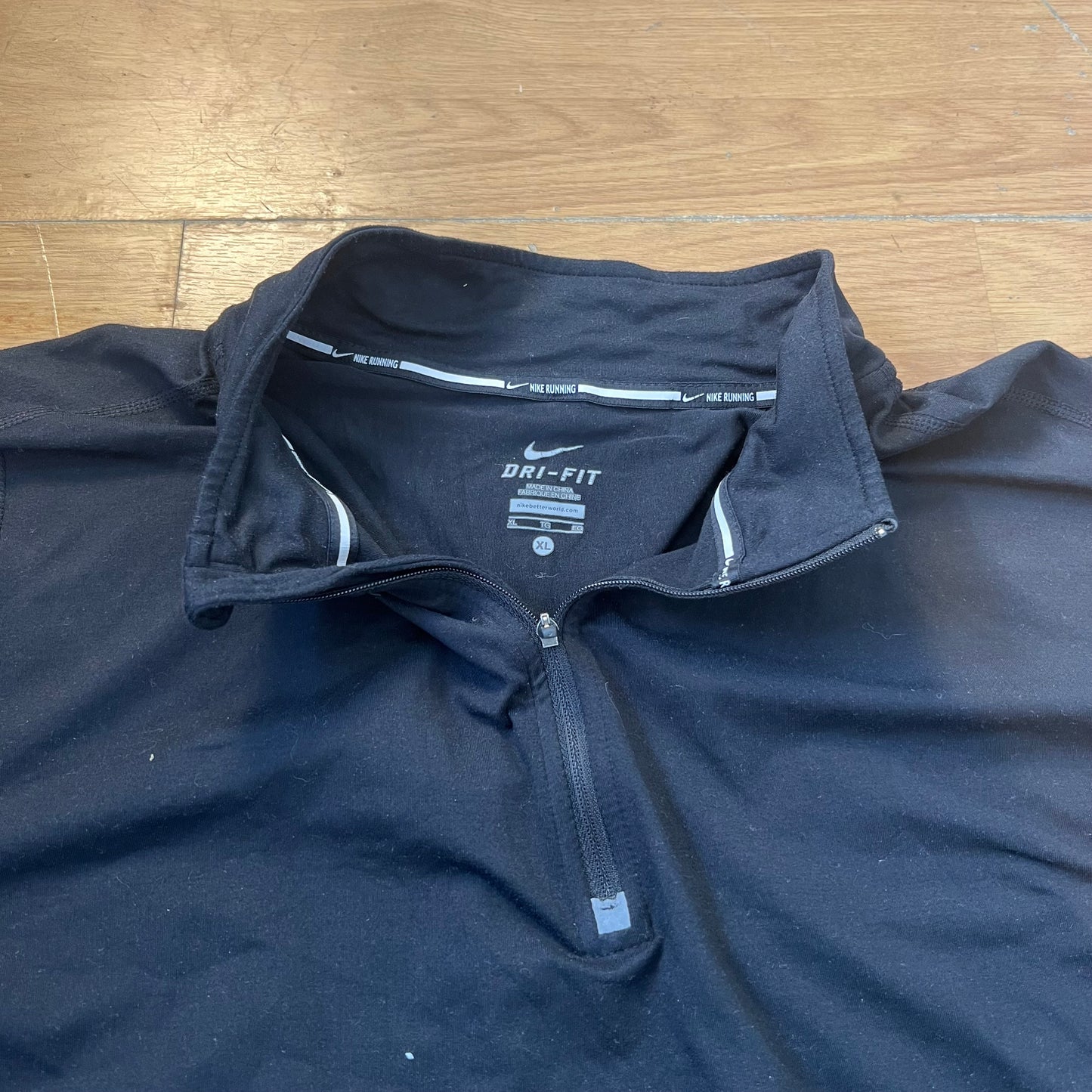 Haut running noir manches longues - Nike Dri-FIT - Taille XL