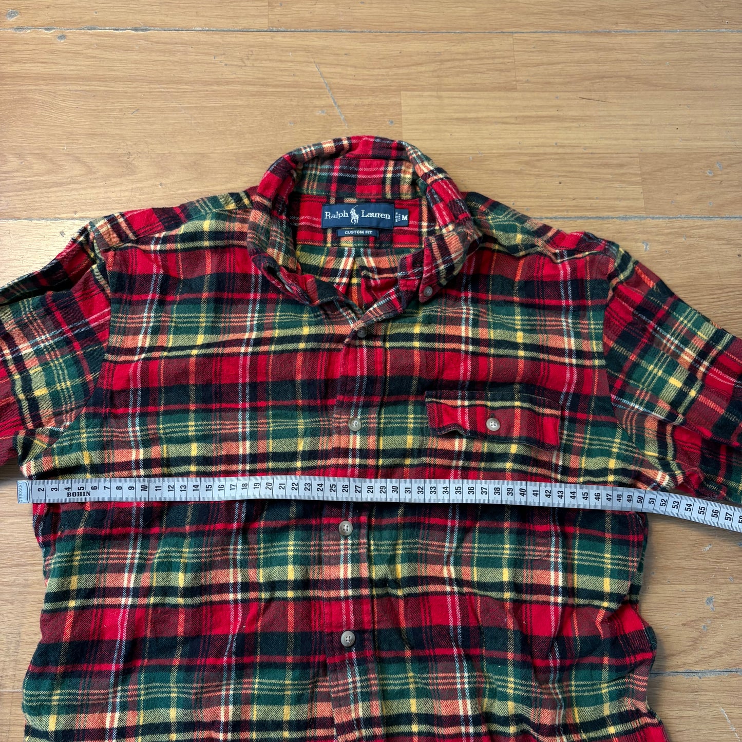 Chemise à carreaux rouge - Ralph Lauren - Taille M