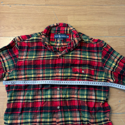 Chemise à carreaux rouge - Ralph Lauren - Taille M