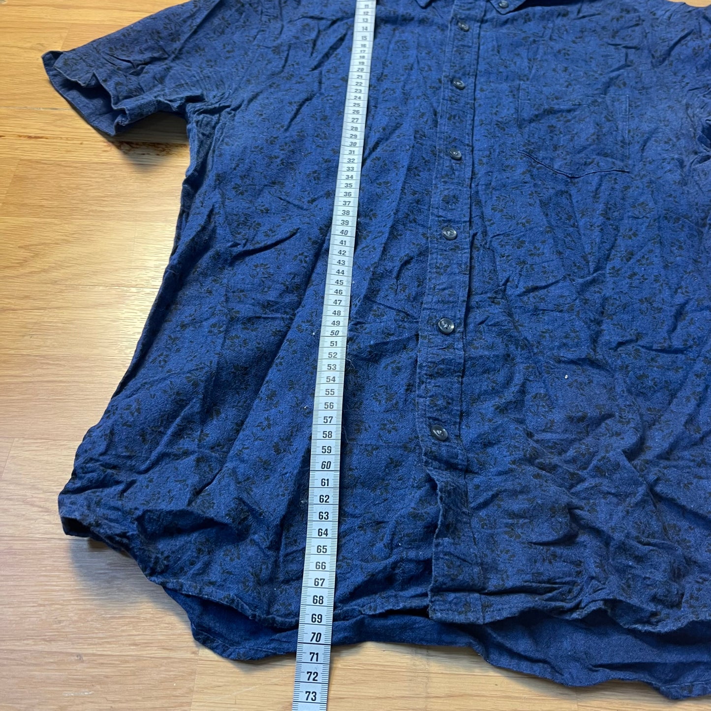 Chemise manches courtes bleu foncé - Taille L