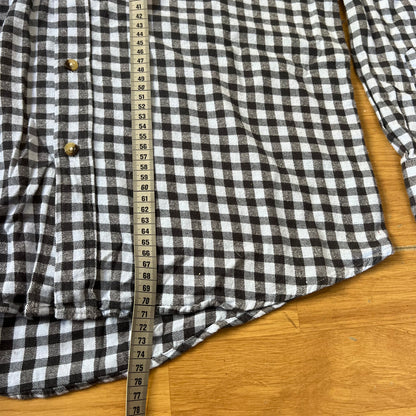 Chemise à carreaux noir et blanc - Taille L