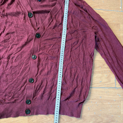 Cardigan bordeaux - Tommy Hilfiger - Taille M