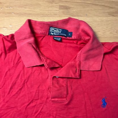 Polo rouge - Ralph Lauren - Taille L