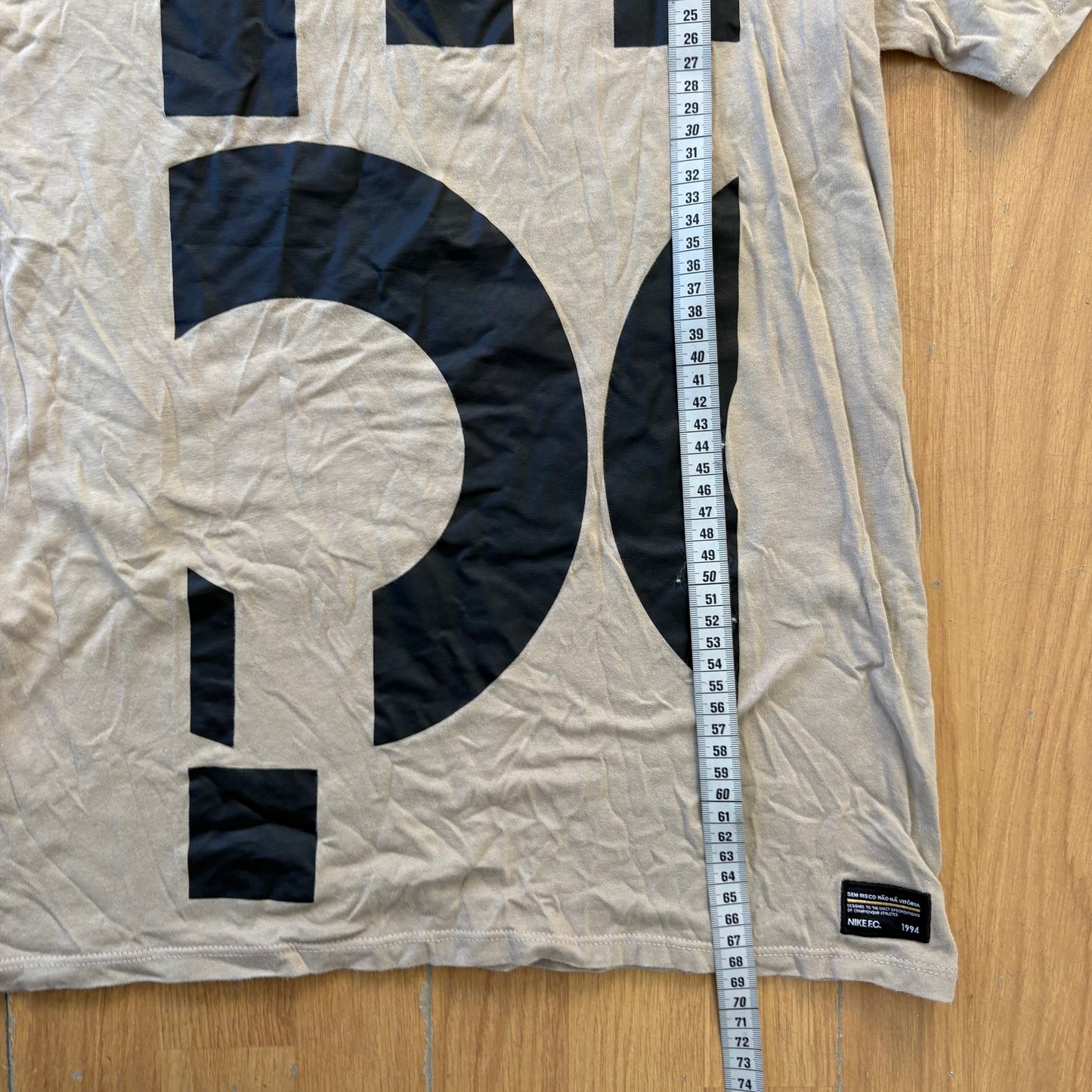 T-shirt beige imprimé - Nike F.C. - Taille M