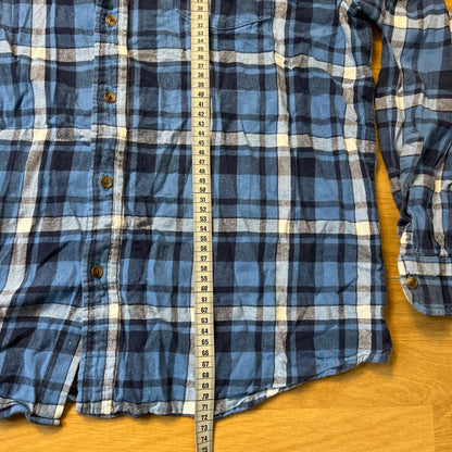Chemise à carreaux bleu - Chaps - Taille XL