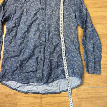 Chemise bleue à détails - Hush Puppies - Taille M