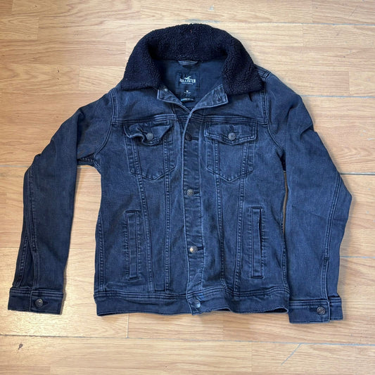 Veste en jean col mouton – Hollister – Taille M