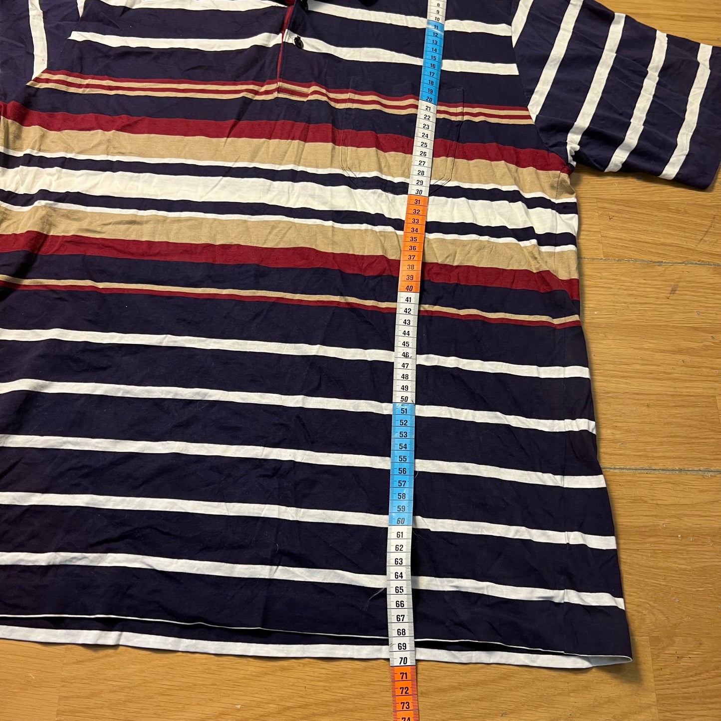 Polo rayé bleu - Par Four - Taille M