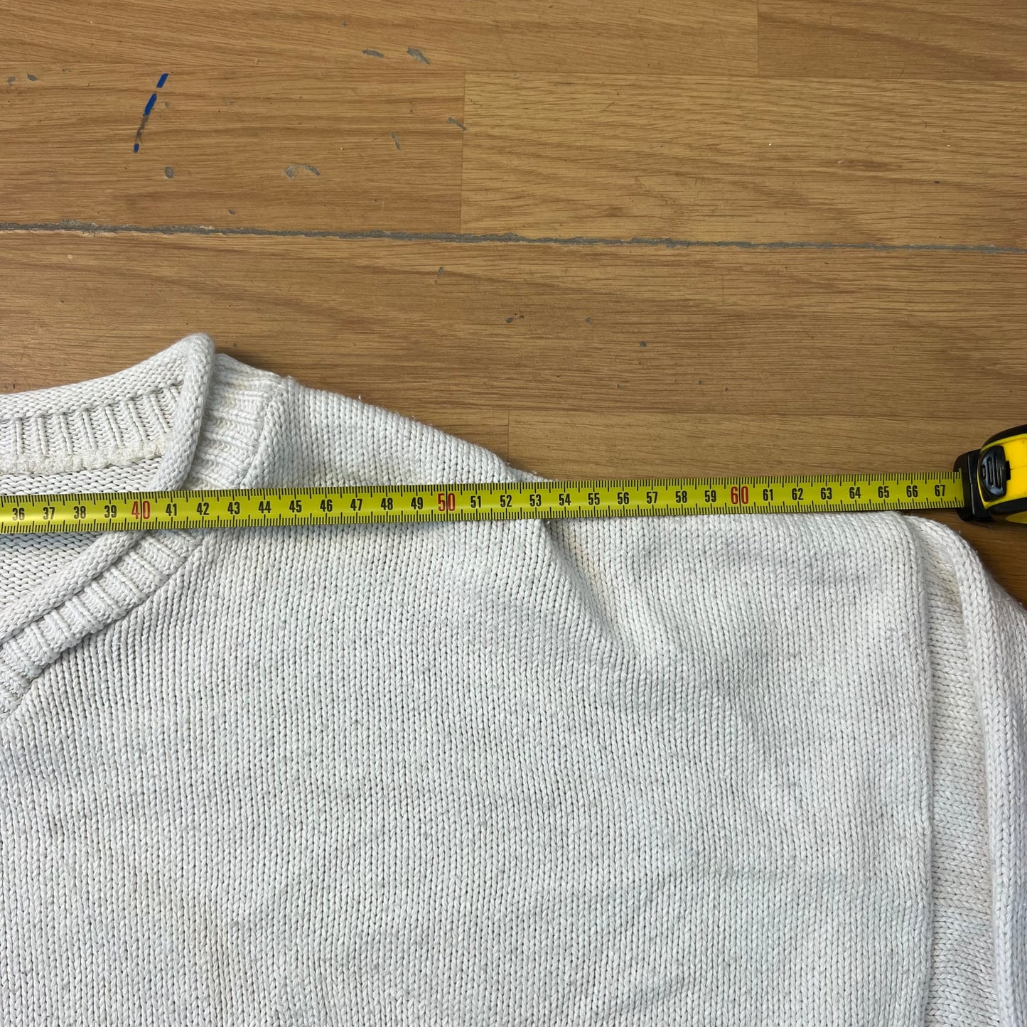 Pull blanc col V - Fila - Taille L
