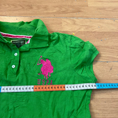 Polo vert et rose - U.S. Polo Assn. - Taille XL