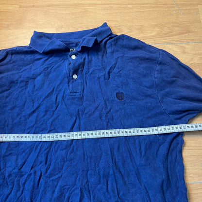 Polo manches longues bleu foncé - Chaps - Taille XL