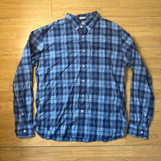 Chemise slim à carreaux bleu - J.Crew - Taille XL