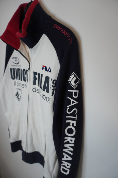 Sweat zippé Fila vintage - by PRMEC - Taille : S