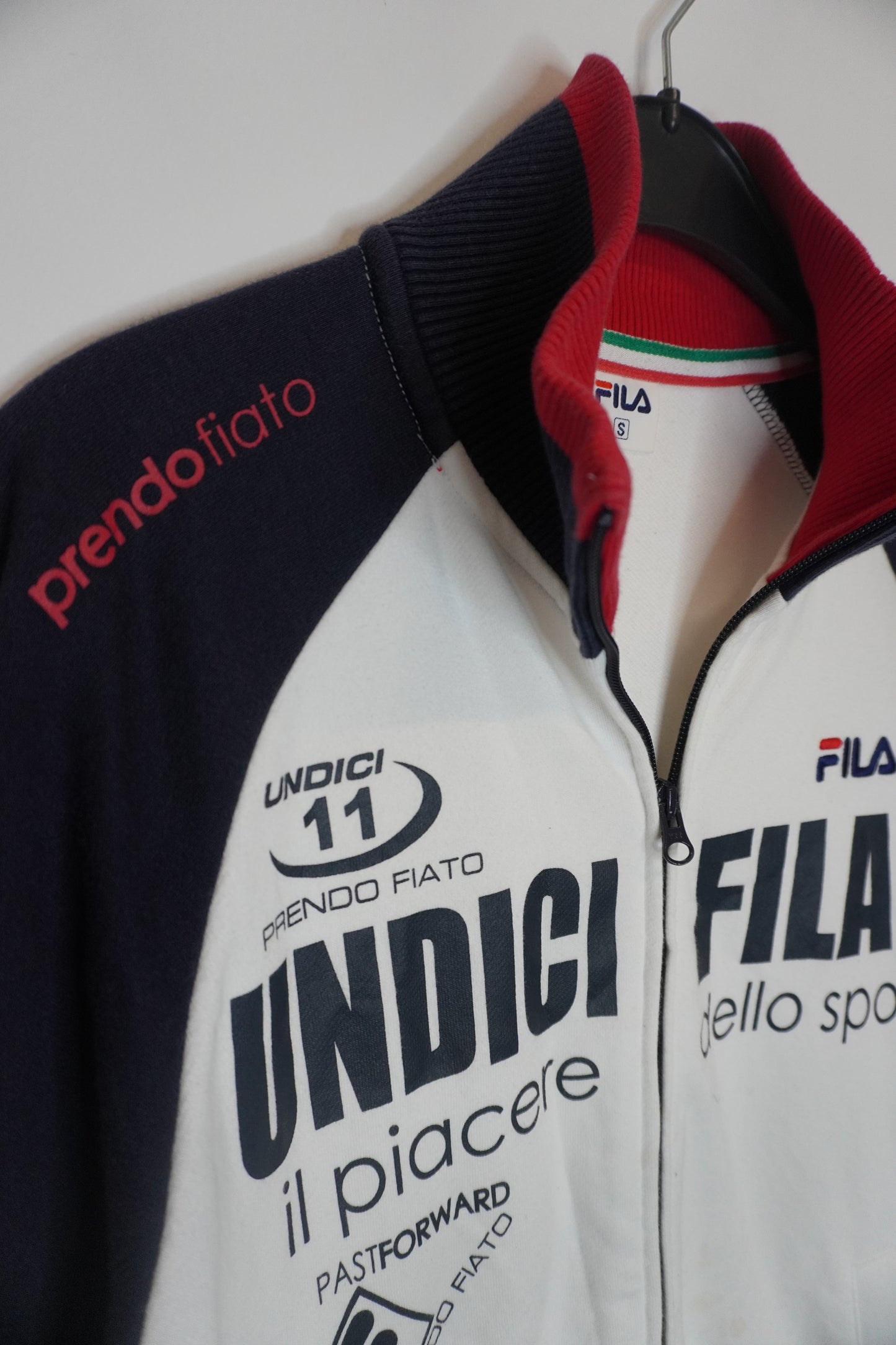 Sweat zippé Fila vintage - by PRMEC - Taille : S