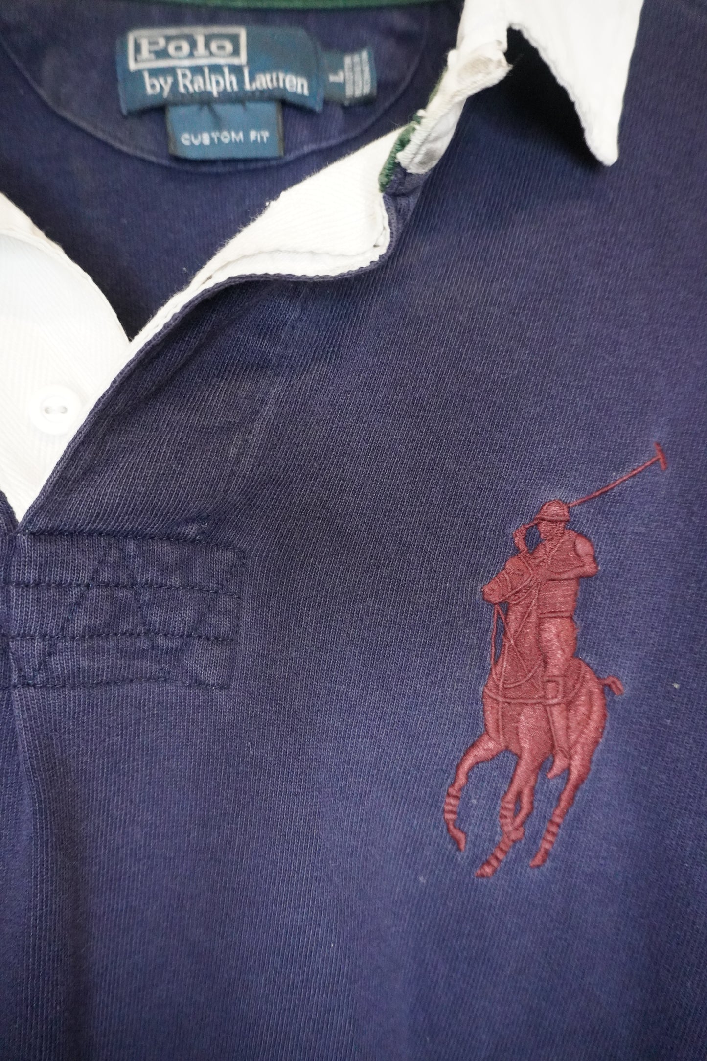 Polo manches longues Ralph Lauren - by PRMEC - Taille : L
