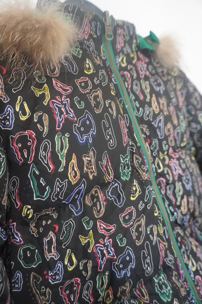 Doudoune Multicolore à Capuche - by SASSCARELLA - Taille : XS