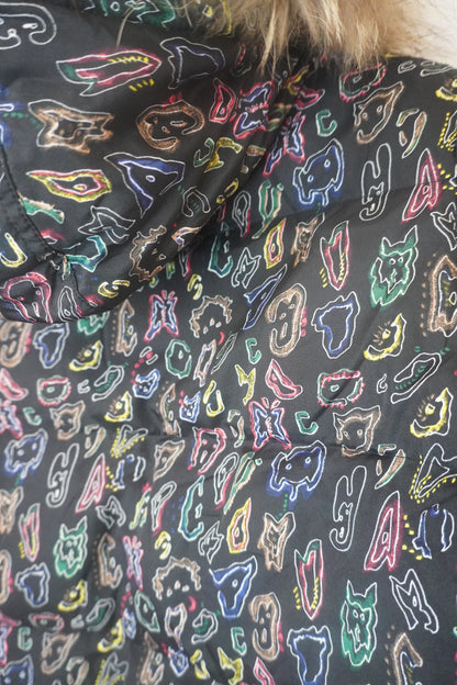 Doudoune Multicolore à Capuche - by SASSCARELLA - Taille : XS