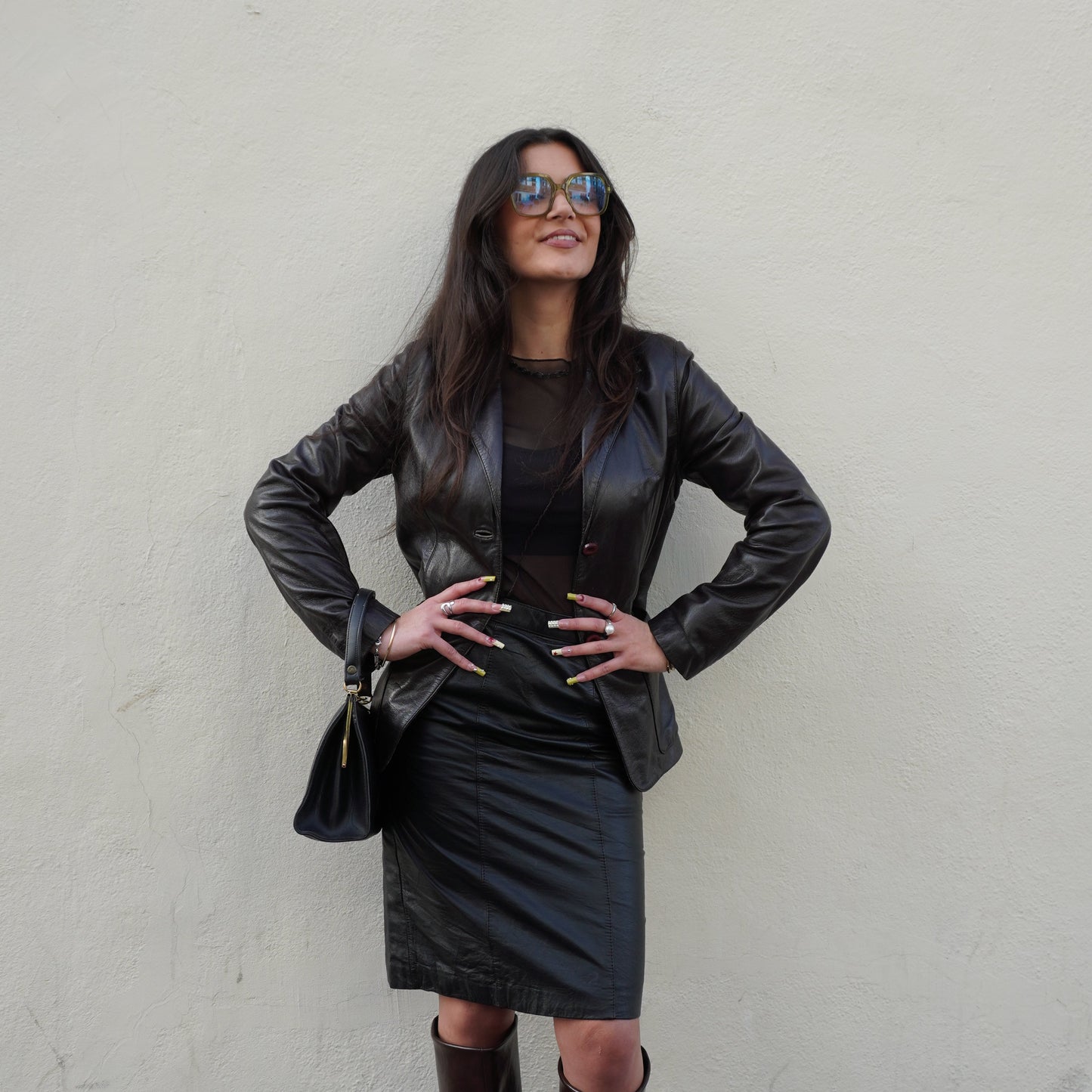 Veste Effet Cuir - by SARLOTTE - Taille : S