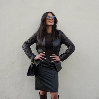 Veste Effet Cuir - by SARLOTTE - Taille : S
