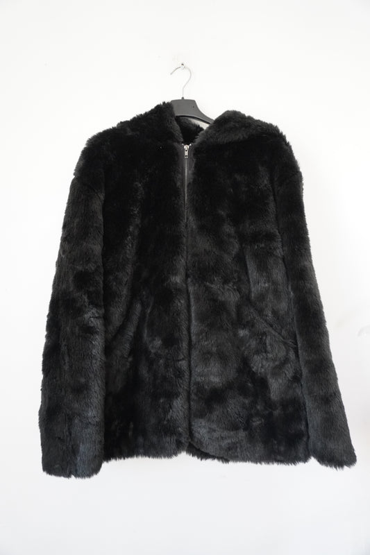 Manteau fourrure noir – Taille – M
