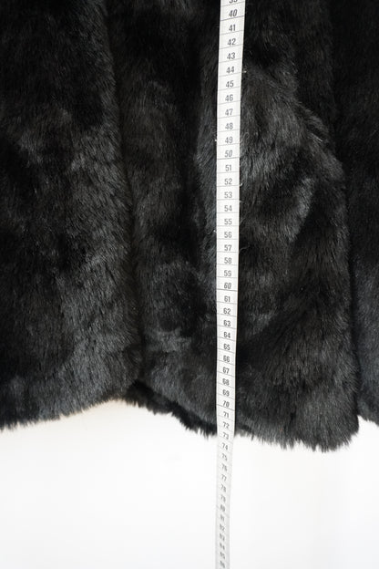 Manteau fourrure noir – Taille – M