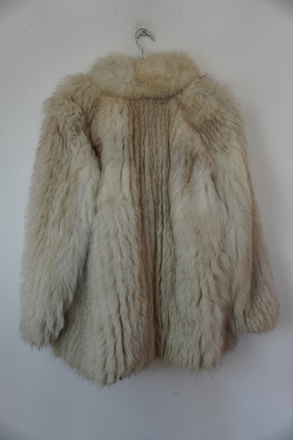 Manteau fourrure blanc – Taille – M