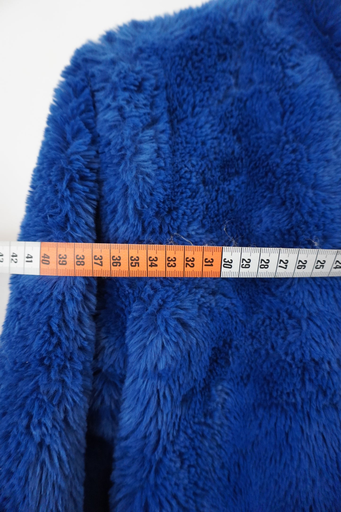 Manteau fourrure bleu – Taille – S