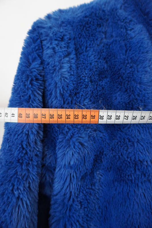 Manteau fourrure bleu – Taille – S
