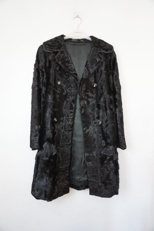 Manteau fourrure noir – Taille – M