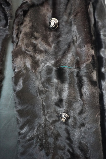 Manteau fourrure noir – Taille – M