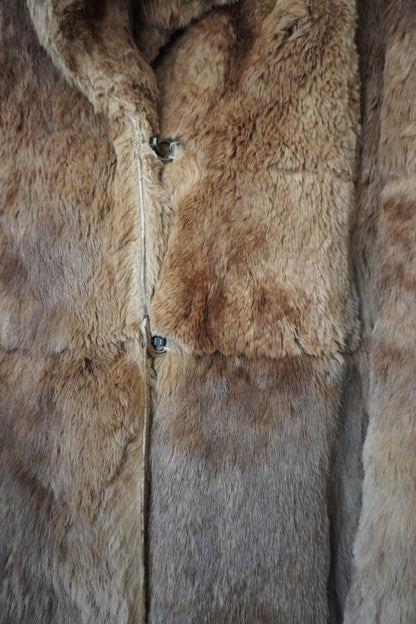 Manteau fourrure marron – Taille – L