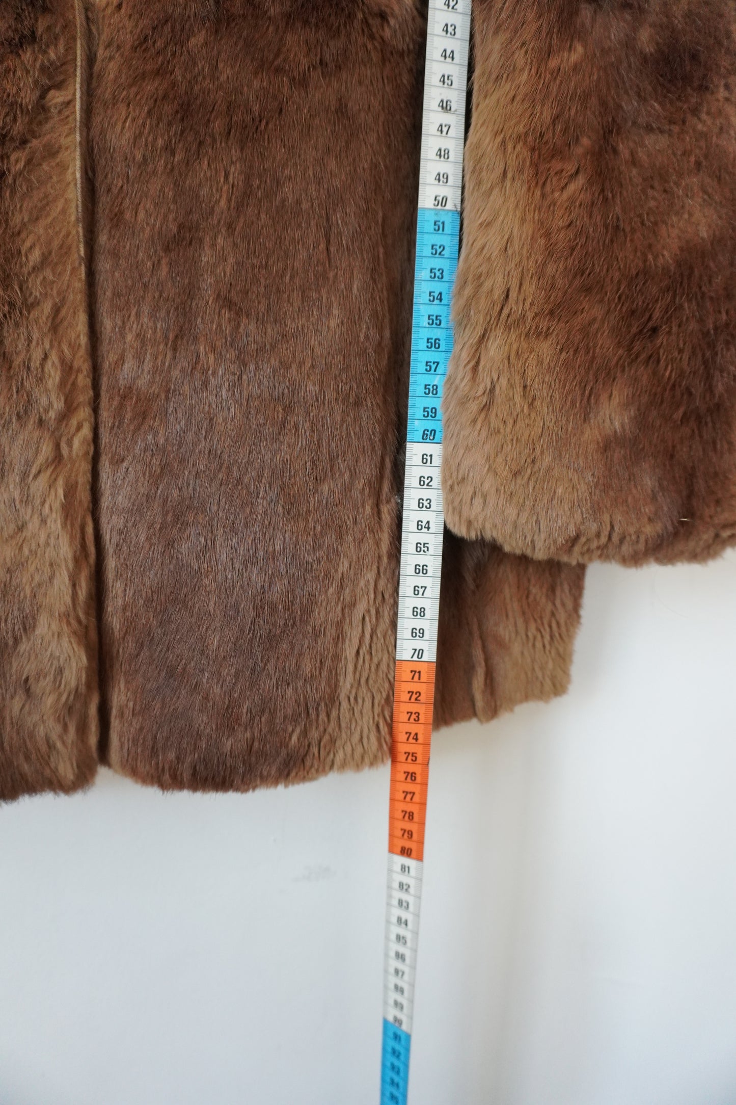 Manteau fourrure marron – Taille – L